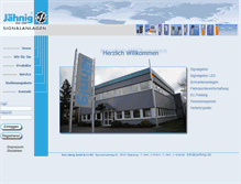 Tablet Screenshot of jaehnig.de